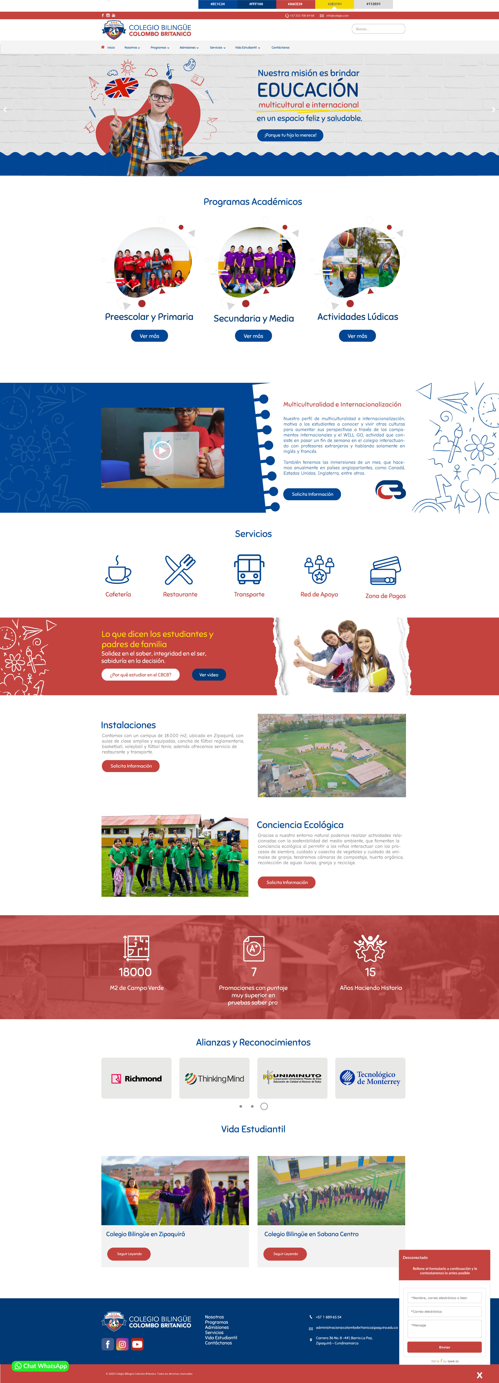 preliminar colegio bilingue colombo britanico