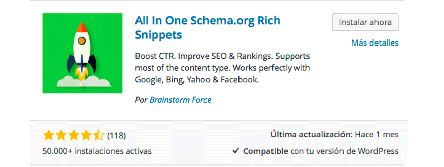 como implementar los rich snippets