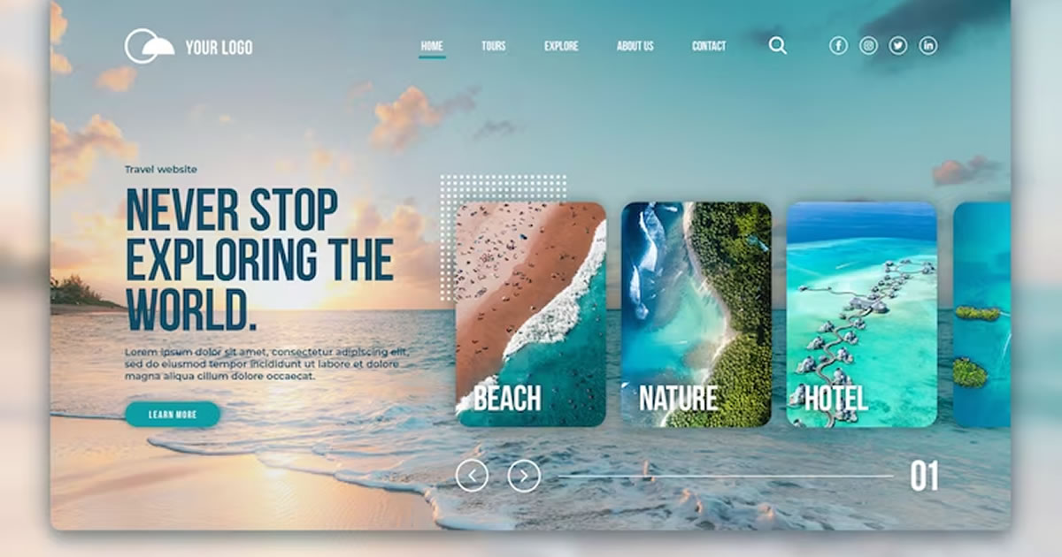 Páginas web para empresas de turismo aventura